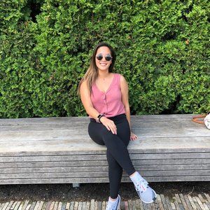 Sienna Sky Mauve Front Tie Tank